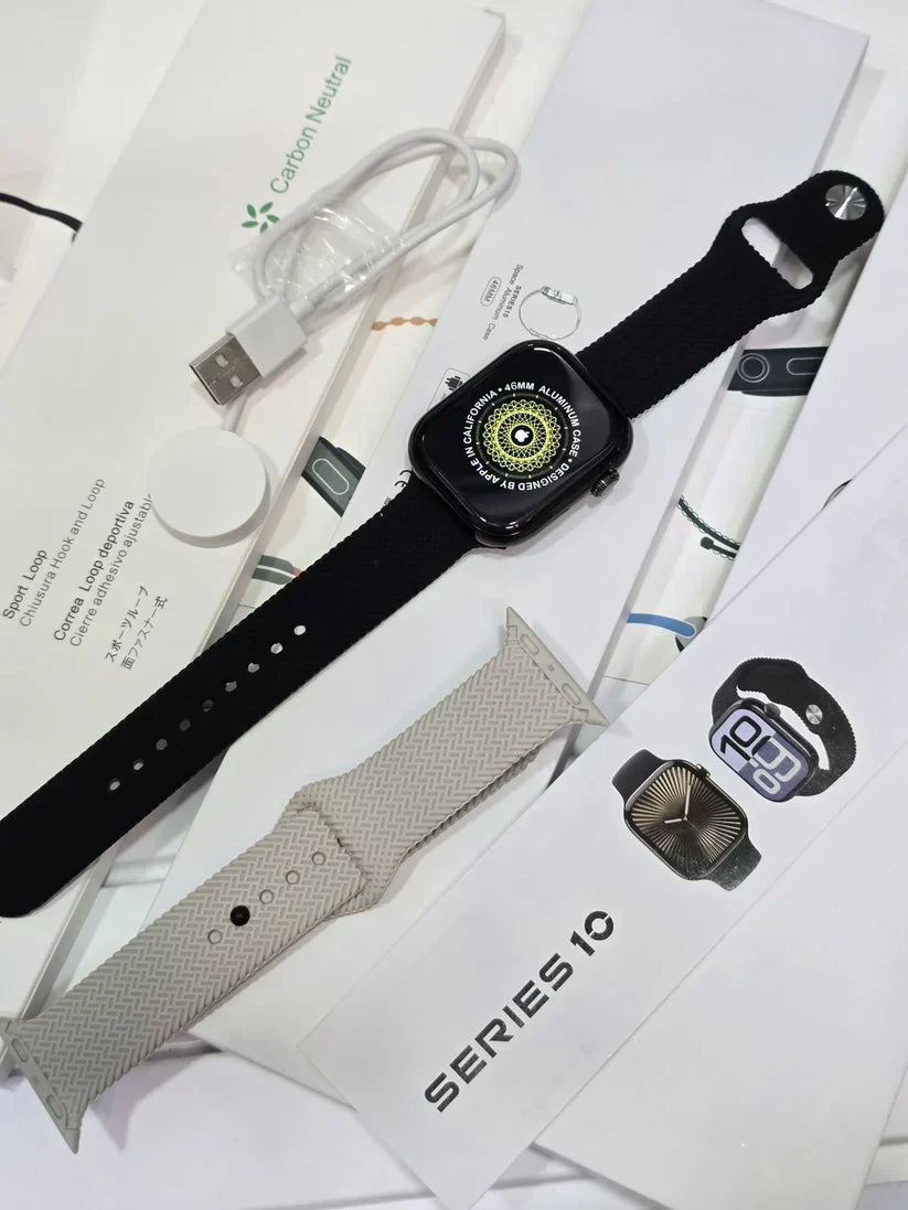 APPLE LOGO SMART WATCH SERIES 10 REPLICA(allow to open parcel)